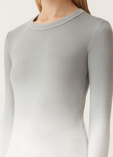 Fabiana Filippi T-shirt en jersey à imprimé dégradé, cendre GRIS JED265F153L2870000