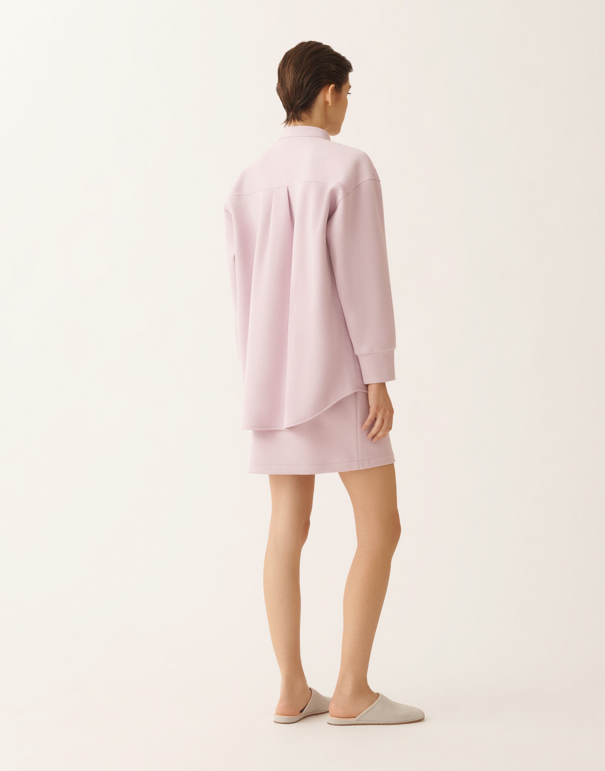 Fabiana Filippi Hemd aus Scuba-Kaschmir, rosa-lila Fliederrosa GCD266F302L7490000