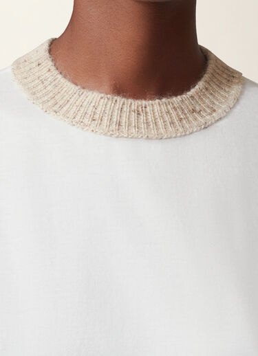 Fabiana Filippi T-shirt en jersey de coton, blanc optique Blanc optique JED216F112M3310000