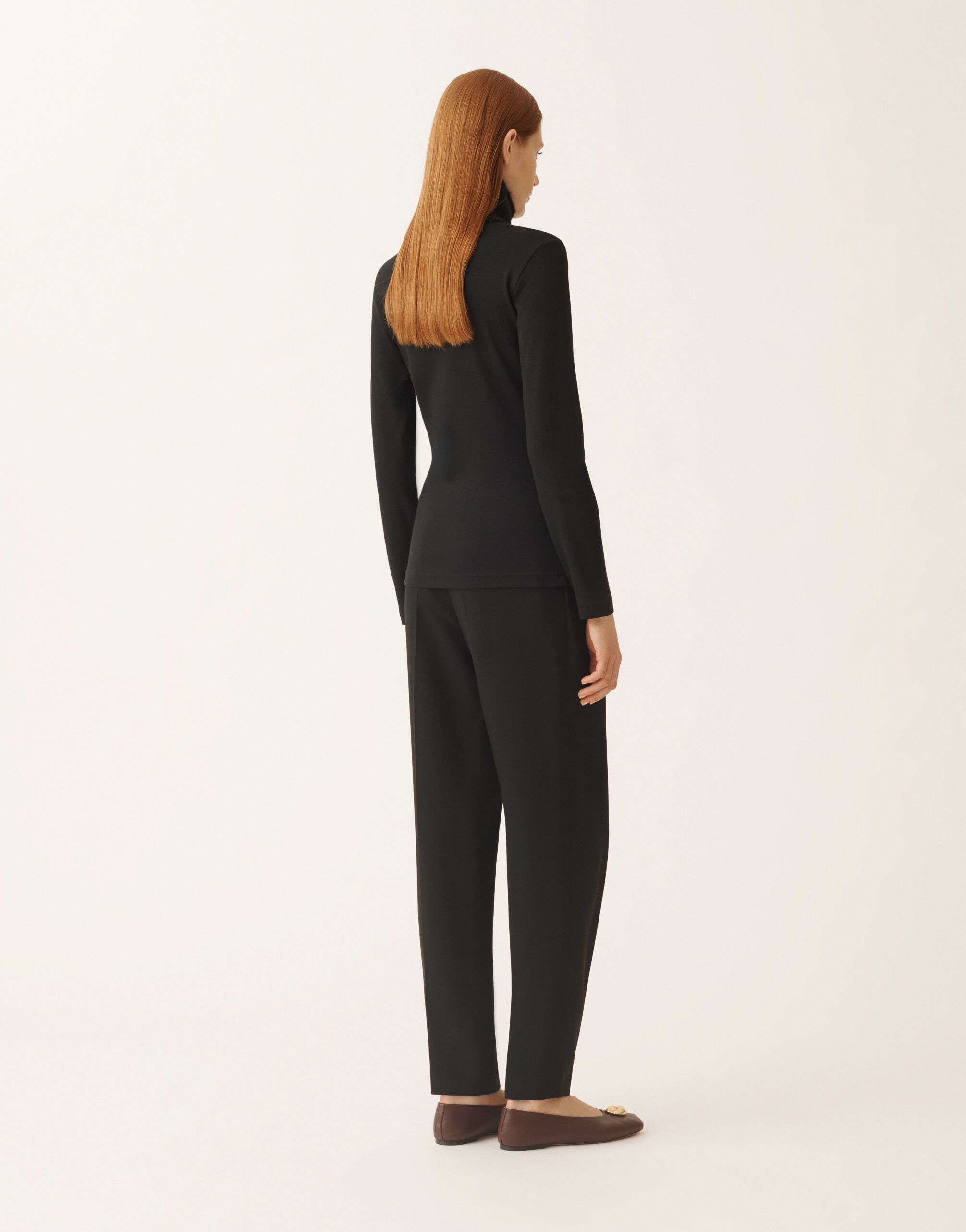 Fabiana Filippi Jersey top, black Black JED225F583L6930000
