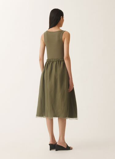 Fabiana Filippi Jupe en lin et viscose, gazon VERT GND275F848L3540000
