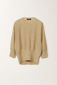 Fabiana Filippi Mohair sweater, gold YELLOW MAD265F040D8170000