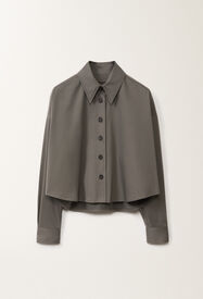 Fabiana Filippi Veste en gabardine, plomb GRIS GCD265F316L1920000