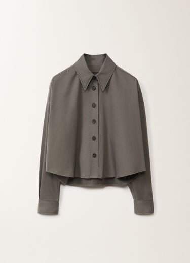 Fabiana Filippi Jacke aus Gabardine, bleifarben GRAU GCD265F316L1920000