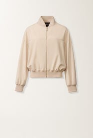 Fabiana Filippi Bomber in Techno-Tailoring, Nude Nude GCD266F227L7810000