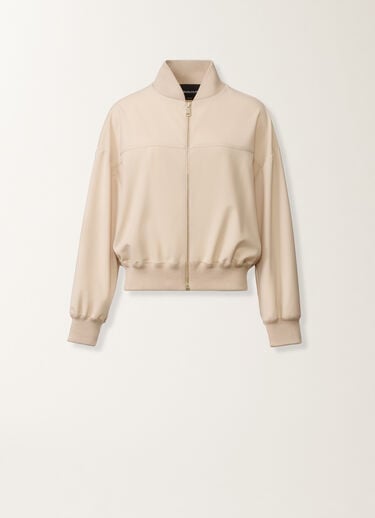 Fabiana Filippi Bomber in Techno-Tailoring, Nude Nude GCD266F227L7810000
