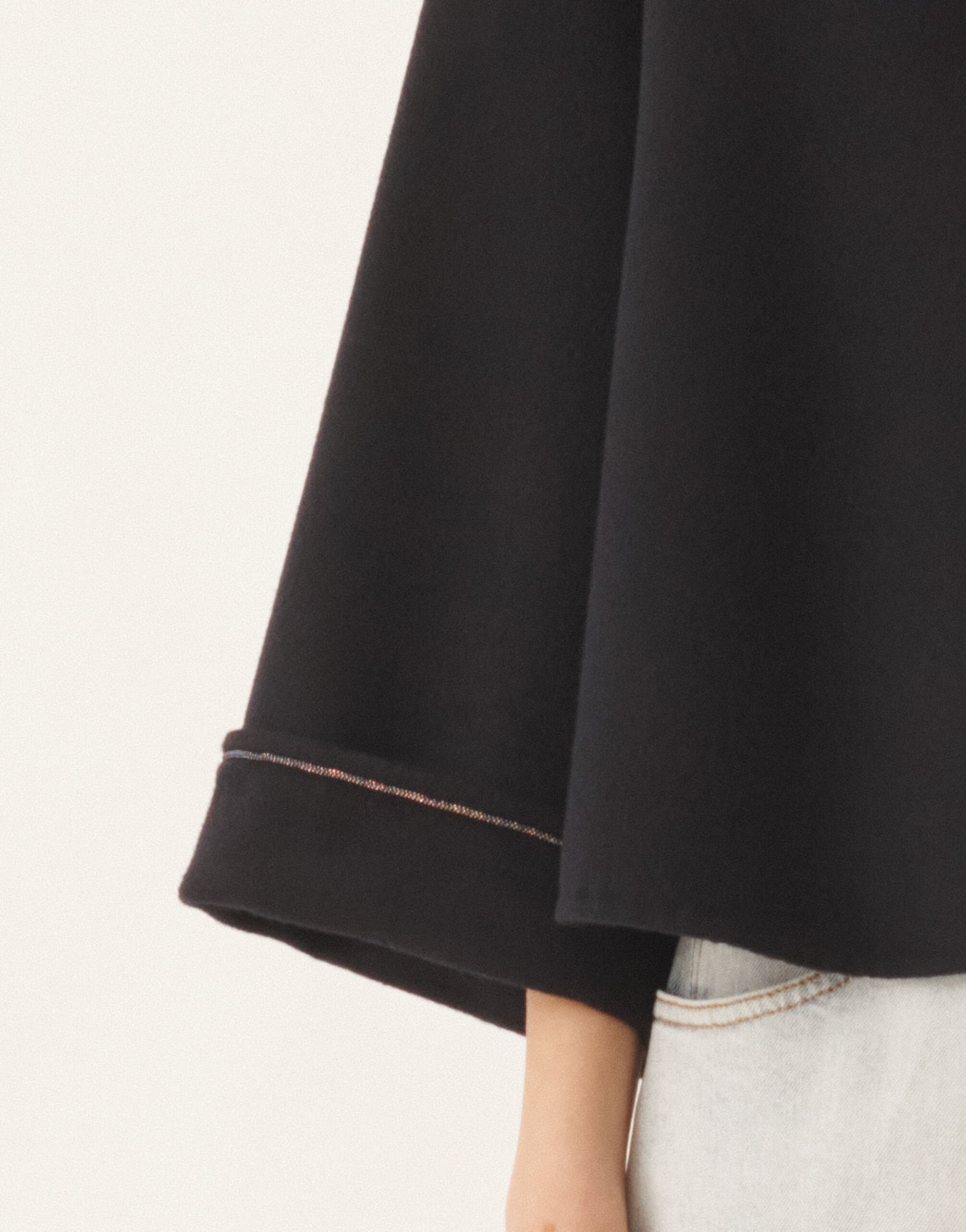 Fabiana Filippi Boxy wool double coat, midnight blue Blue CTD266F420L7360000