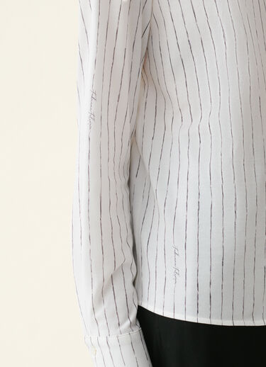 Pinstripes Signature printed jersey shirt, silk white Fabiana Filippi Pinstripes Signature printed jersey shirt, silk white Silk white CAD226F233M4620000