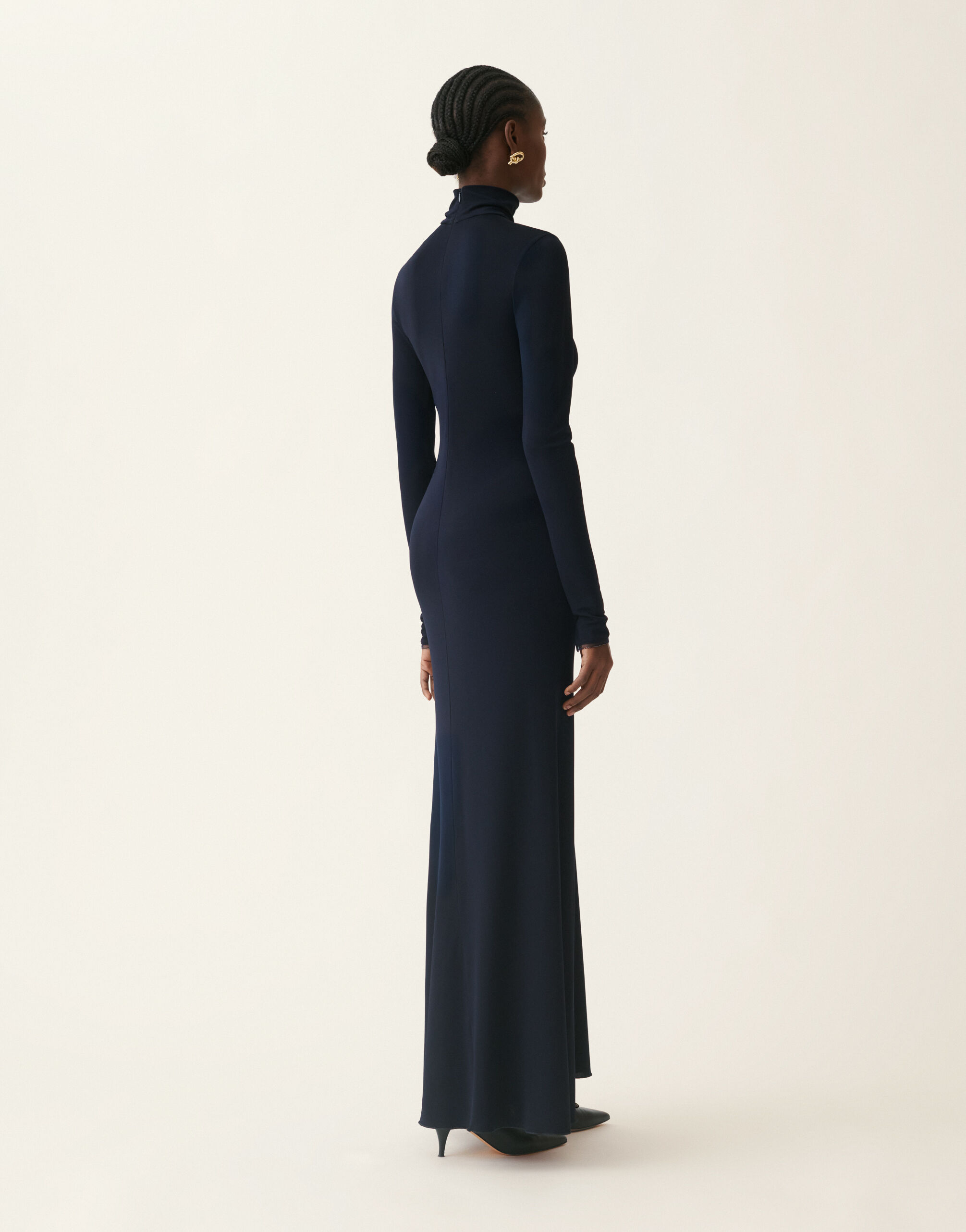 Fabiana Filippi Robe longue en jersey, bleu nuit Bleu nuit ABD216F137M2860000