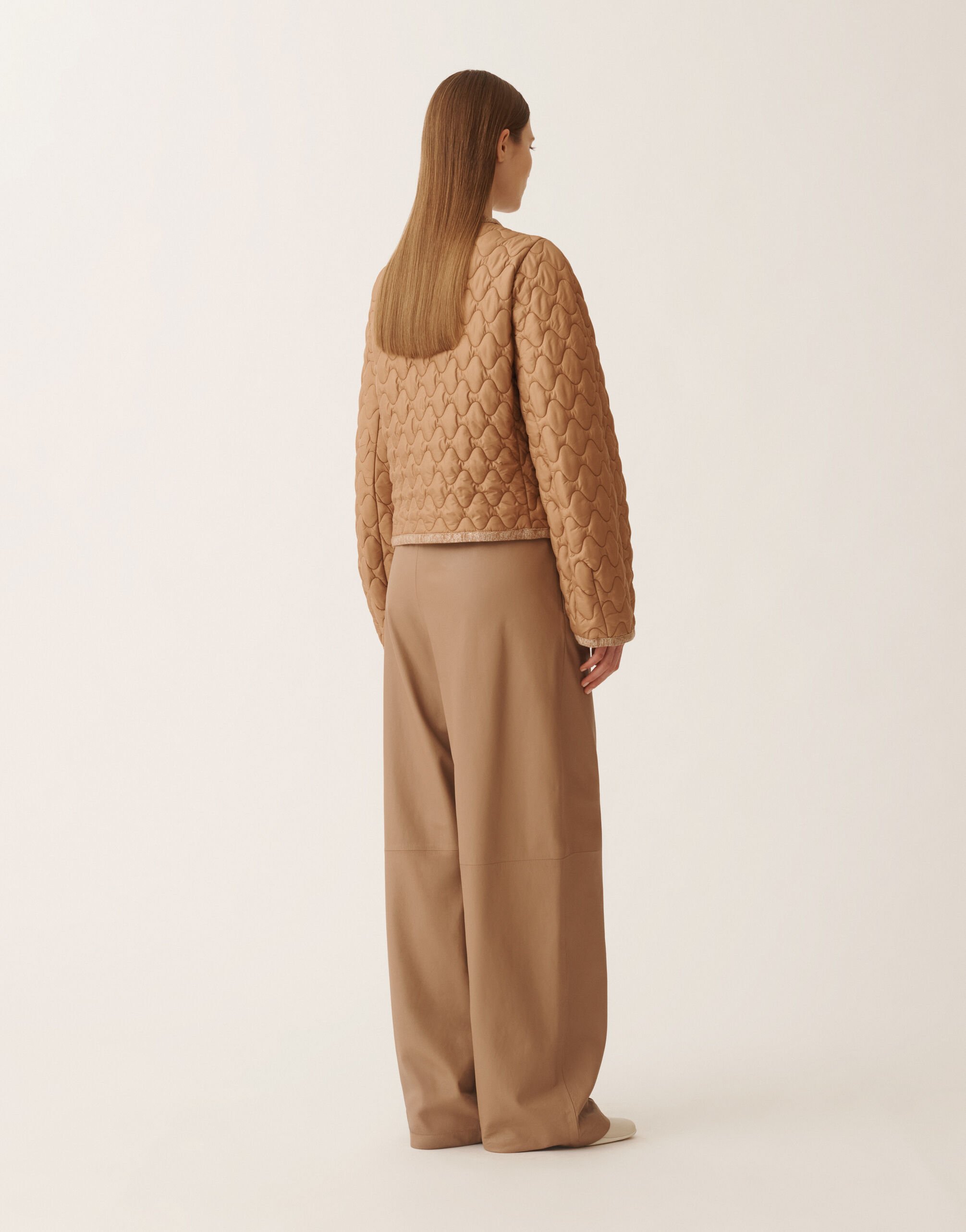 Fabiana Filippi Piumino in tecnico trapuntato, vimini MARRONE CTD215F253L5590000