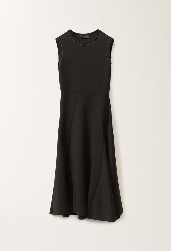 Fabiana Filippi Scuba dress, black BLACK ABD265F106L2900000