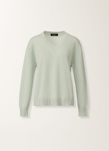 Fabiana Filippi Sweater in organic cotton, Ghirri green Ghirri Green MAD266F015L7340000