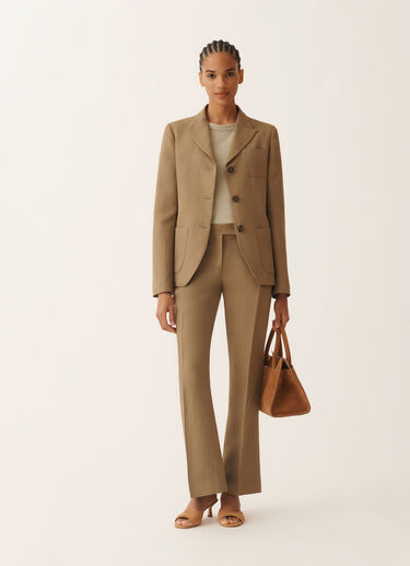 Fabiana Filippi T-shirt in jersey, kaki KAKI JED266F133L7960000