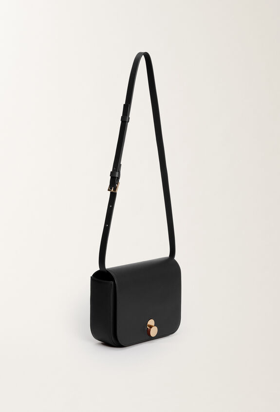 Fabiana Filippi Eclissiレザー メッセンジャーバッグ, ブラック ブラック BGD214A863I9720000
