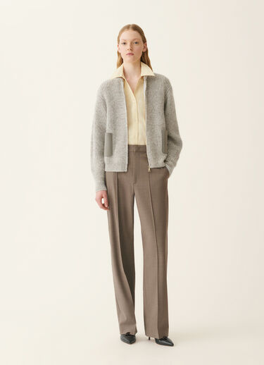 Long poplin shirt, vanilla yellow Fabiana Filippi Long poplin shirt, vanilla yellow Vanilla yellow CAD226F693D6500000