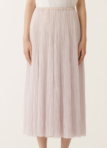 Fabiana Filippi Pleated tulle skirt, mauve LAVENDER GND275F845L3860000