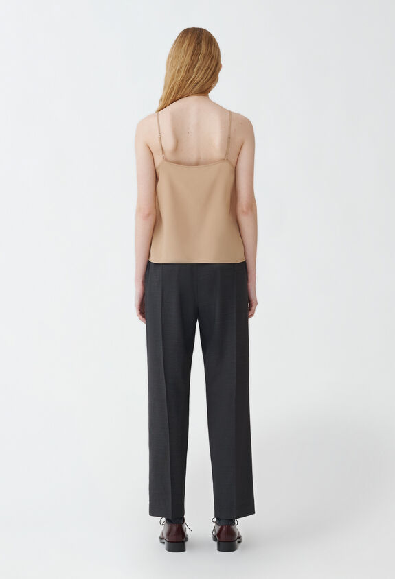 Fabiana Filippi STRAIGHT COLLAR TOP BROWN TPD214F435I1890000