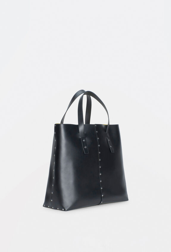 Fabiana Filippi Henkeltasche aus Leder, Schwarz Schwarz BGD264A755I3370000