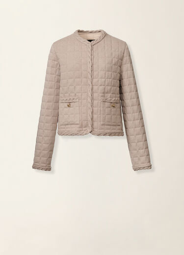 Fabiana Filippi Quilted Platinum jacket, mocha Mocha CTD216F368M3250000
