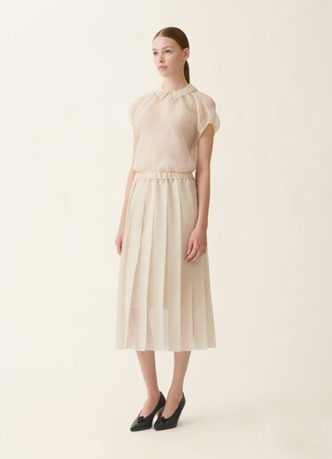 Top en organza, beurre Fabiana Filippi Top en organza, beurre Beurre TPD216F353M3210000