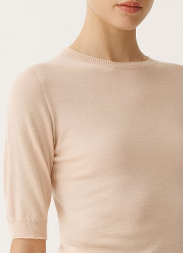 Fabiana Filippi Pullover aus Kaschmir und Seide, puderrosa ROSA MAD265F001N9070000