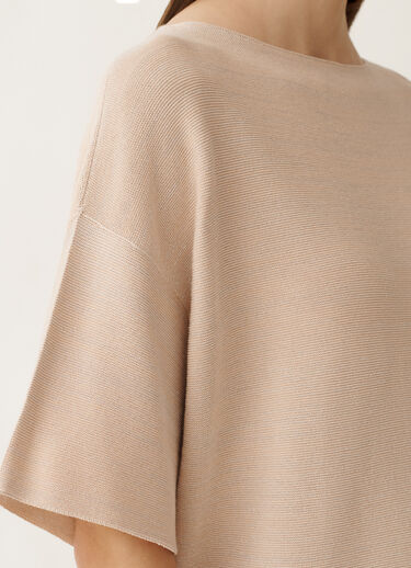 Fabiana Filippi Cotton and lurex sweater, dusty pink PINK MAD265F097L2330000