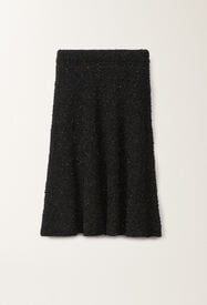 Fabiana Filippi Mini gonna effetto tweed, nero NERO GND265F395L167M531