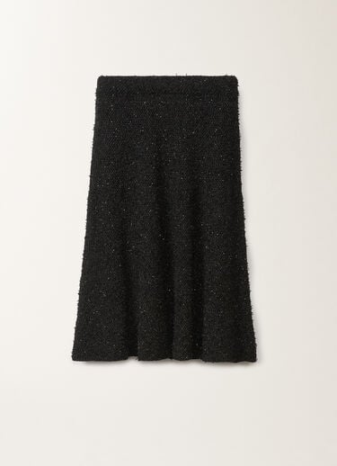 Fabiana Filippi Tweed-effect mini skirt, black BLACK GND265F395L167M531