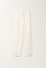 Fabiana Filippi Hose Deruta aus Baumwollgabardine, weiß WEISS PAD265F320L1920000