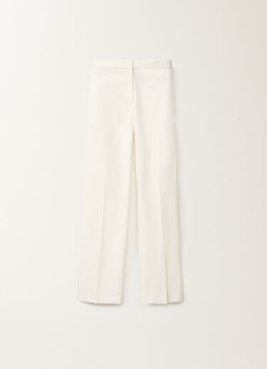 Fabiana Filippi Deruta cotton gabardine trousers, white WHITE PAD265F320L1920000