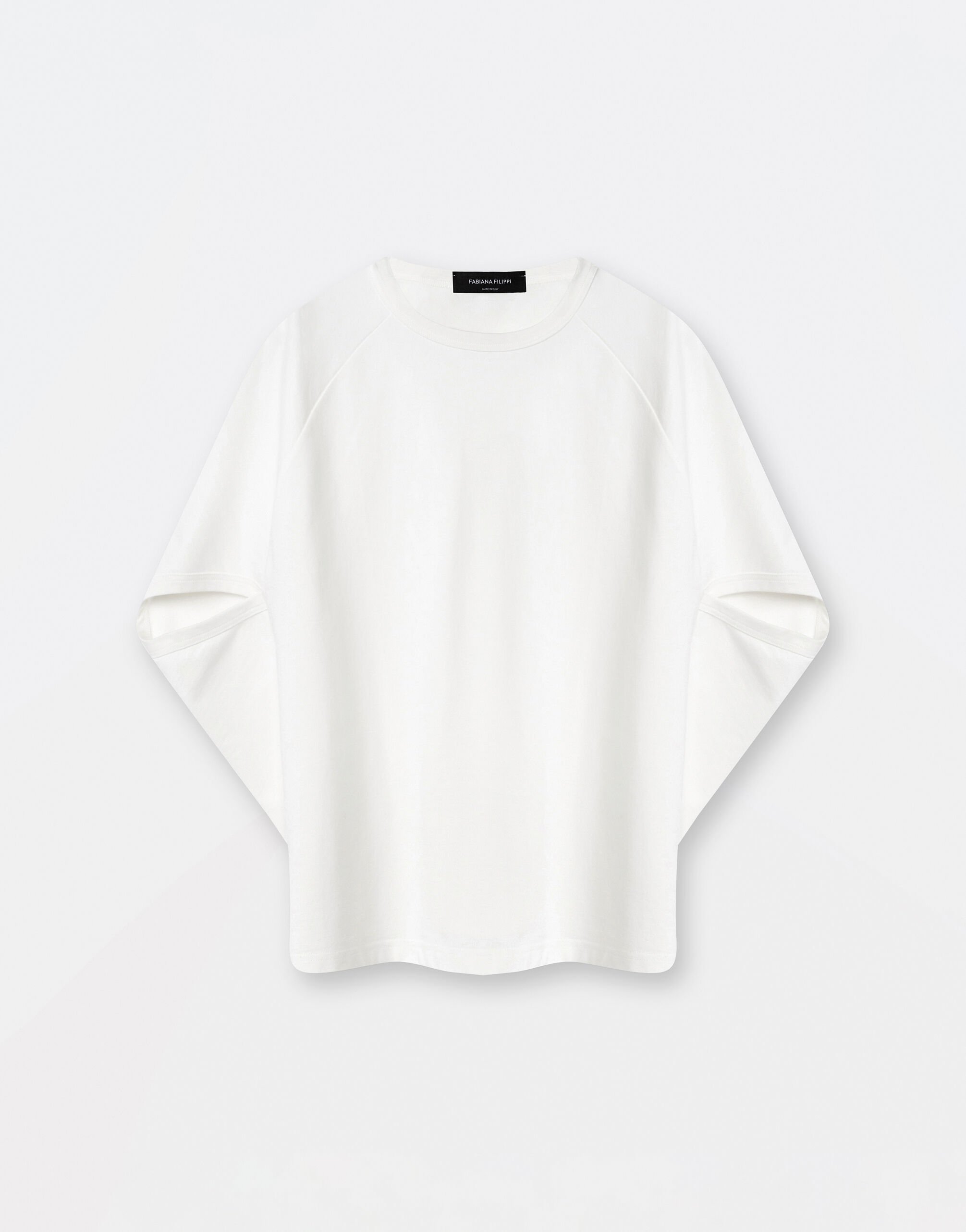 Fabiana Filippi T-shirt en jersey, blanc BLANC TPD274F595D6700000
