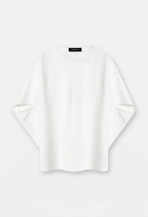 Fabiana Filippi T-Shirt aus Jersey, Weiß TPD264F218I9120000