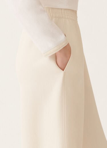 Fabiana Filippi Amelia Hose aus Cady, Butterfarbe Weiß PAD225F291D8700000
