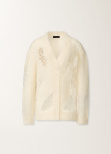 Fabiana Filippi Mohair sweater, butter White MAD225F514L6330000