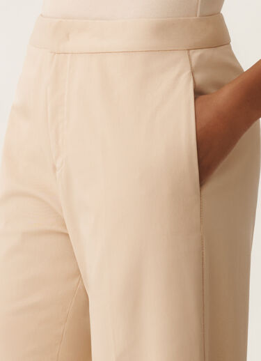 Fabiana Filippi Montefalco gabardine trousers, sand BROWN PAD265F326L1920000
