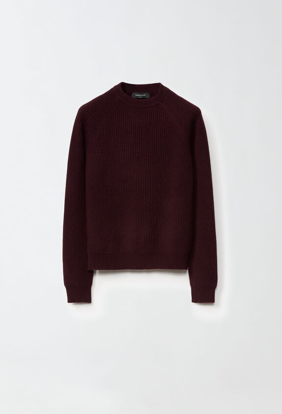 Regular Fit Maglione Bordeaux H&m Maglione Rosso H&m