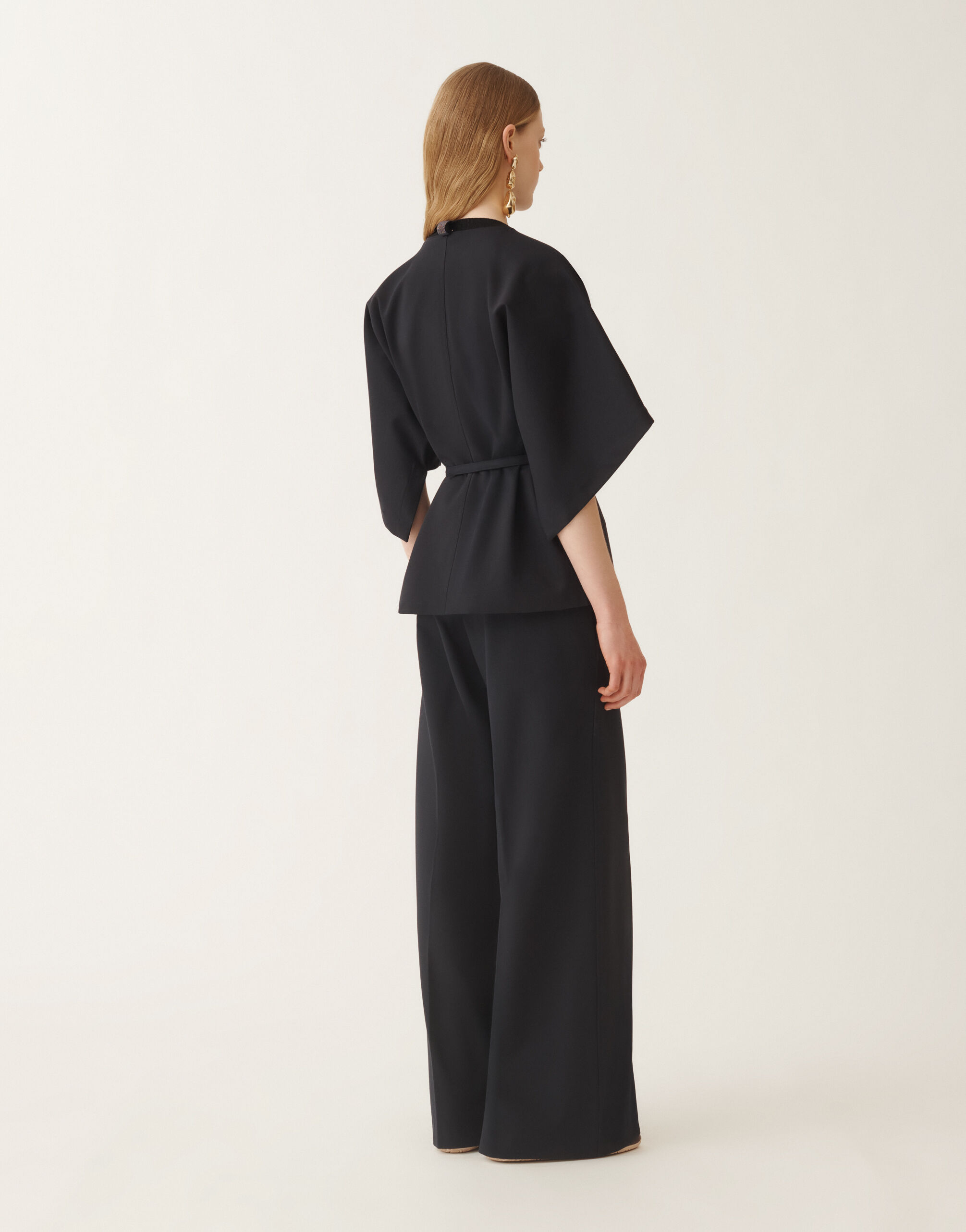 Jersey T-shirt, midnight blue for Women | Fabiana Filippi®