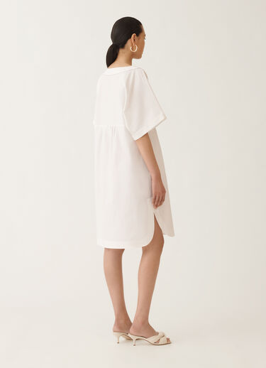 Fabiana Filippi Stretch poplin dress, optical white OPTICAL WHITE ABDC02F110H5450000