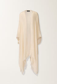 Fabiana Filippi Linen and viscose kaftan with lurex, butter BUTTER SAD276A948M0460000