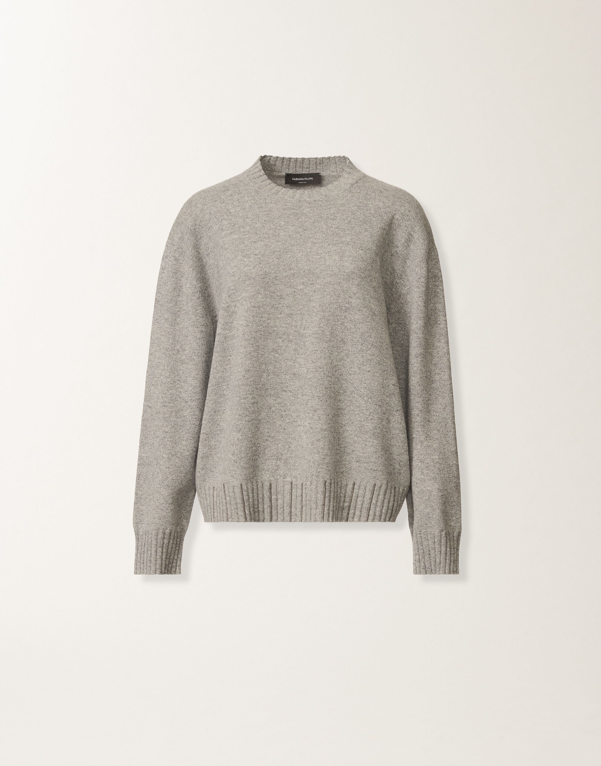 Fabiana Filippi Pullover aus Platinum, Stein Rosa MAD215F028L5170000