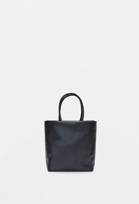 Fabiana Filippi Shopping bag mini in nappa, nero BGD274A787H1410000