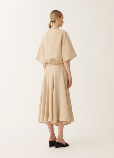 Fabiana Filippi Chemise en lin et viscose, sable SABLE GCD275F689L3540000
