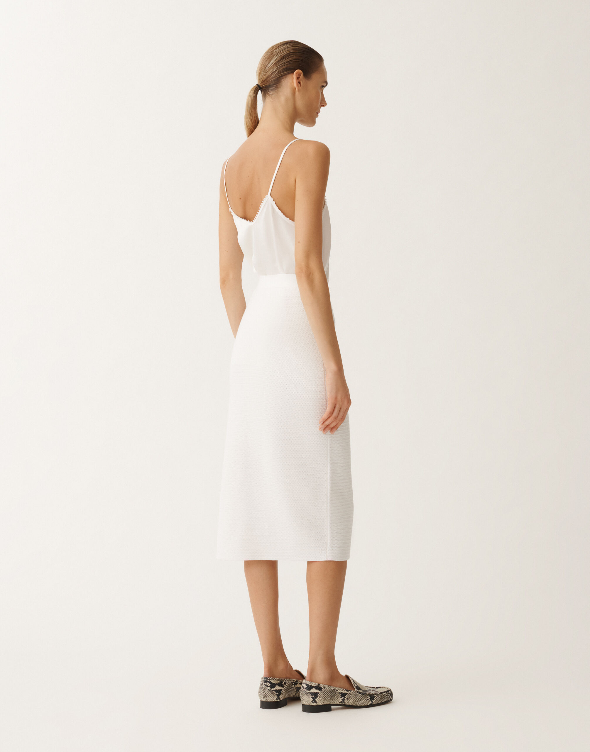 スカート FABIANA FILIPPI Woman Skirt Sand GND275F840D544 1261 Linen and viscose skirt, sand for Women | Fabiana Filippi®