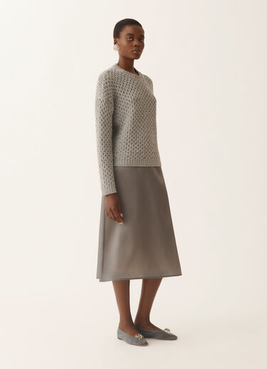 Fabiana Filippi Platinum sweater, rock Gray MAD266F057L9160000