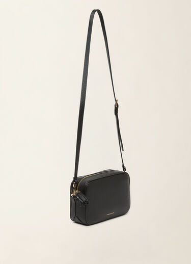 Fabiana Filippi Camera Bag aus genarbtem Leder, Schwarz Schwarz BGD226A802M5600000