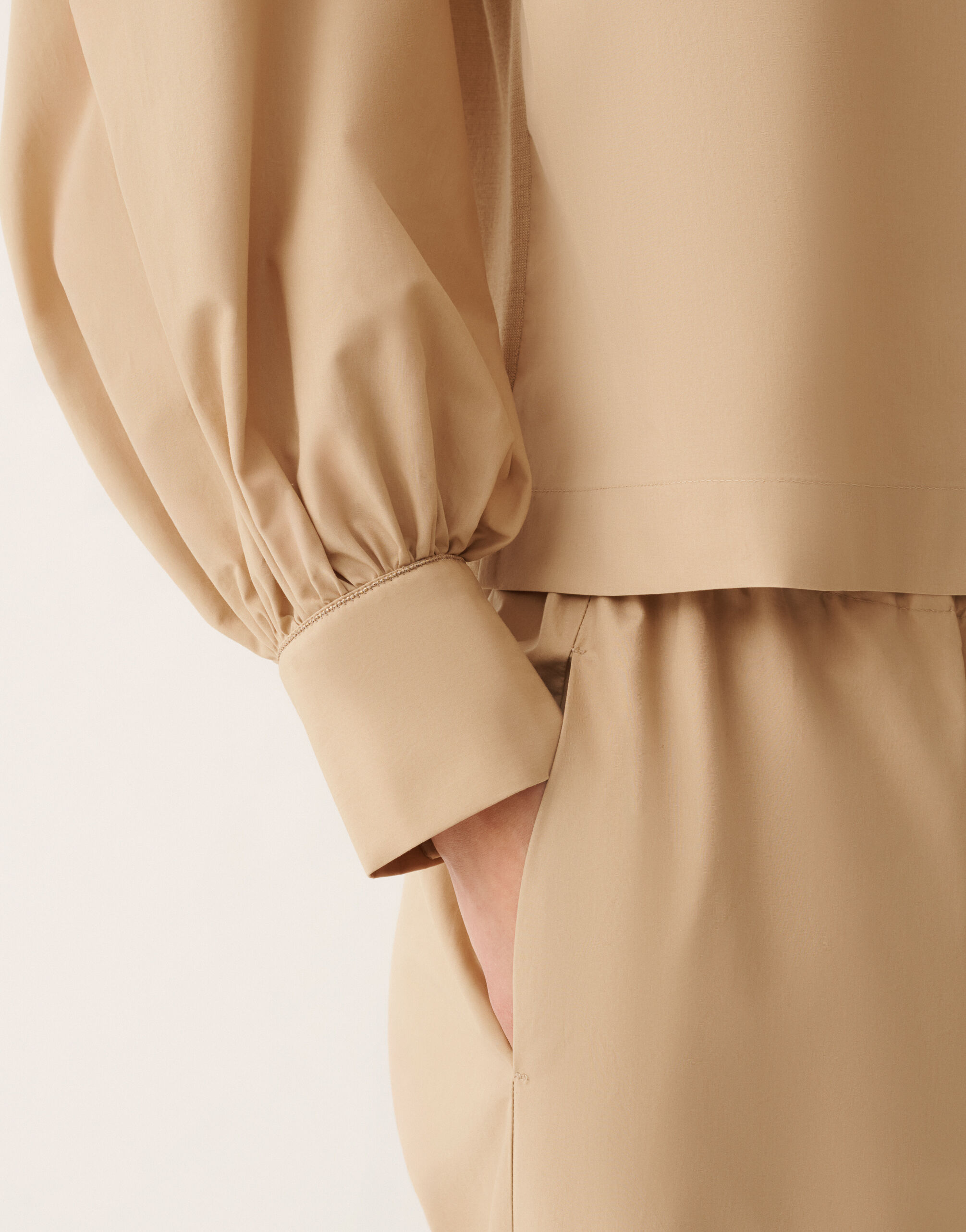 Fabiana Filippi Silk and cotton shirt, maple ACER MAD276F463M1080000