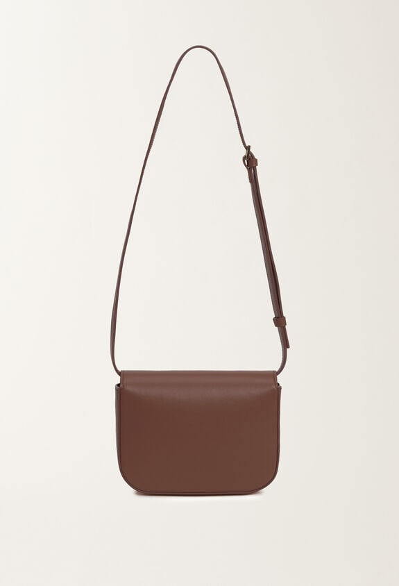 Fabiana Filippi Eclissi calfskin messenger bag, ebony BROWN BGD215A859L8030000