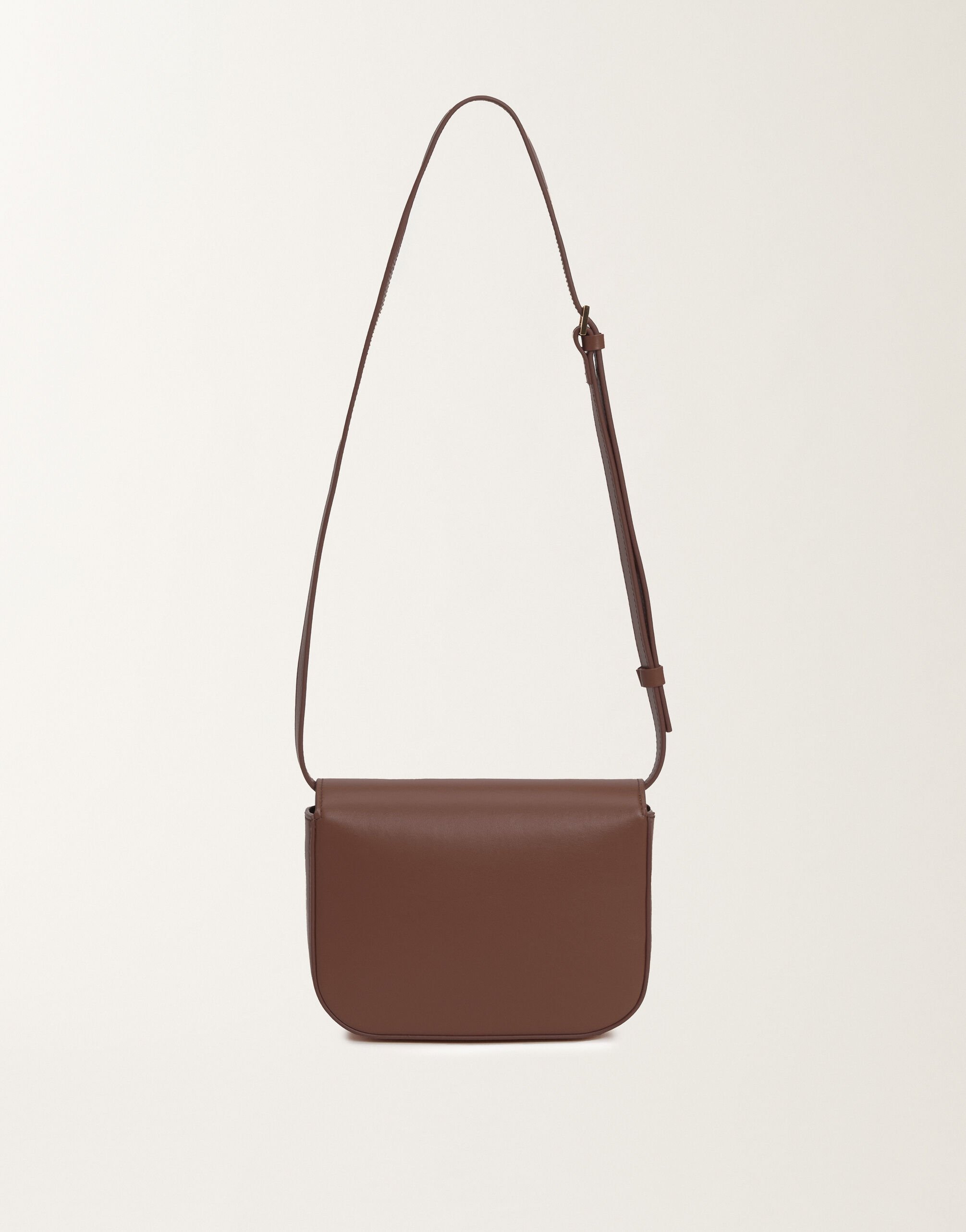 Fabiana Filippi Sac Messenger Eclissi en cuir de veau, ébène BRUN BGD215A859L8030000