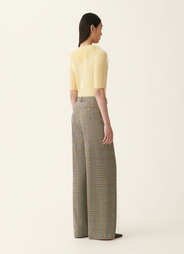 Check jersey trousers, grey Fabiana Filippi Check jersey trousers, grey Gray PAD226F307M4050000