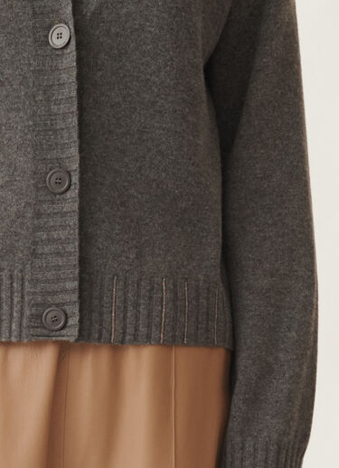 Fabiana Filippi Platinum cardigan, lead grey GREY MAD215F024L5170000